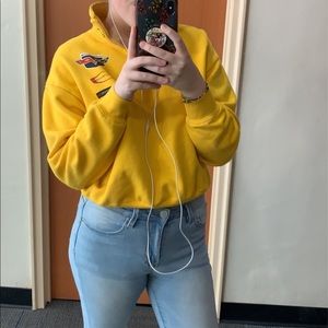 Yellow Chevrolet Quarterzip Fleece